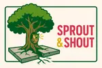 Sprout & Shout logo and wordmark